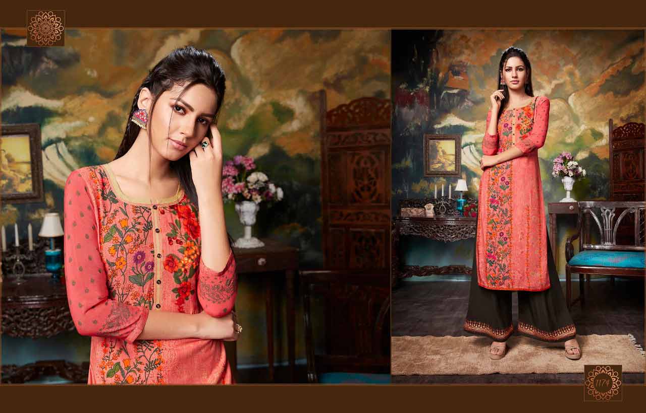 Kajree Fashion Chambor Vol 6 Kurti With Palazzo Catalog Kajree Fashion Chambor Vol 6 Kurti With Palazzo Catalog